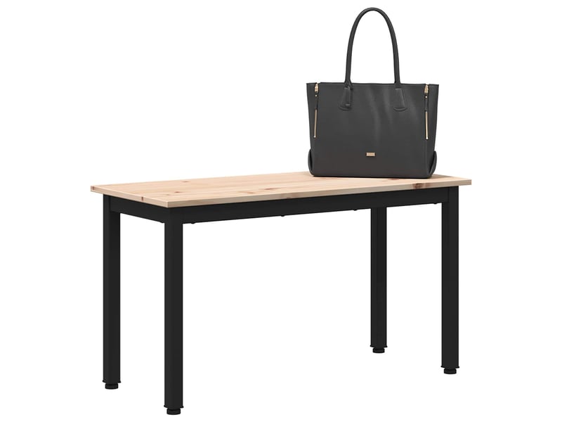  Banc d'entrée, banc d'intérieur naturel 80x35x45 cm bois de pin massif  - Conforama C