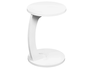 Table basse rond(e) coloris blanc EVRYAE - 38 cmx38 cm