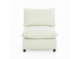 Fauteuil fixe MAISONORA Coton / Lin beige