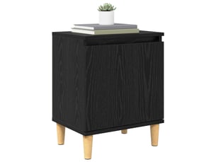 Table de chevet - cabinet de chevet - table de nuit chêne noir 40 x 30 x 50 cm bois d'ingénierie