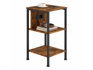 Table basse rectangulaire coloris marron <strong>CHICFURN</strong> <strong></strong> - 30 cmx34 cm