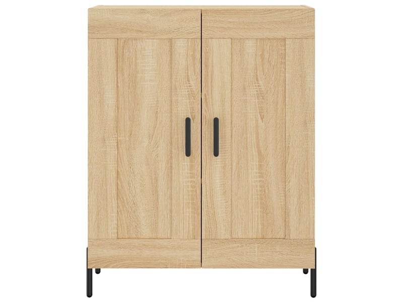  Buffet - bahut - meuble de rangement chêne sonoma 69,5x34x90 cm bois d'ingénierie  - Conforama E