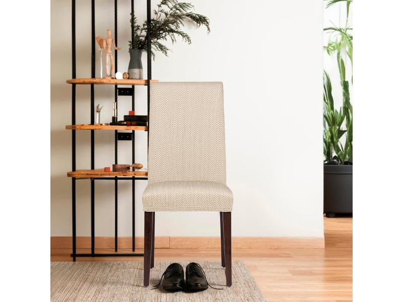 Housse de canapé apolo, fauteuil avec dossier, lot de 2 c00  - Conforama C