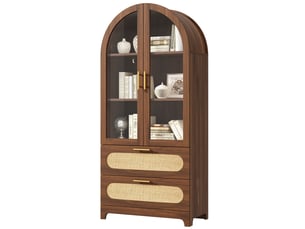 Vitrine coloris marron - 80 cmx175 cm