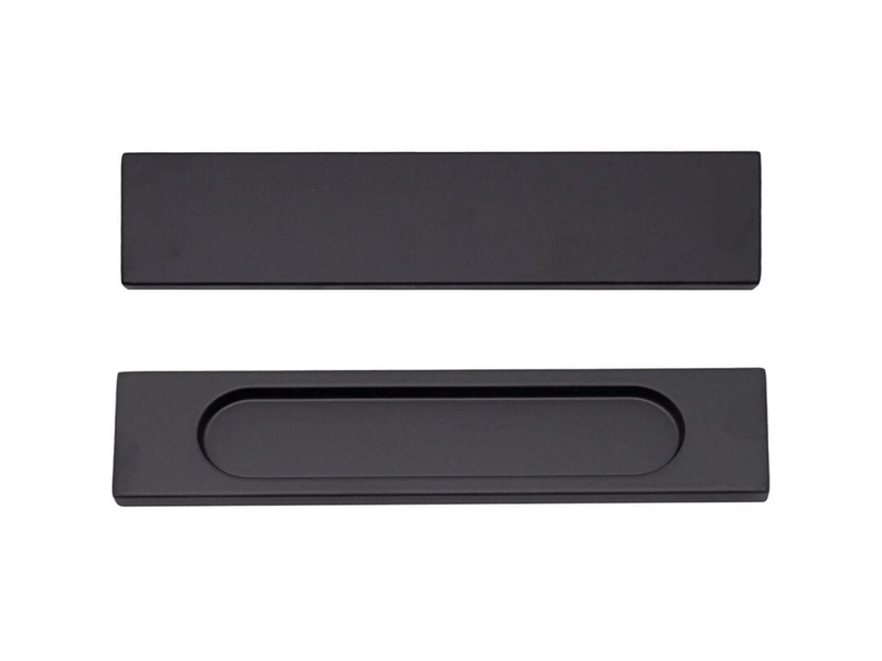  2 pièces de tireurs autocollants noirs pour portes coulissantes tireurs pour meubles sans perçage  - Conforama B