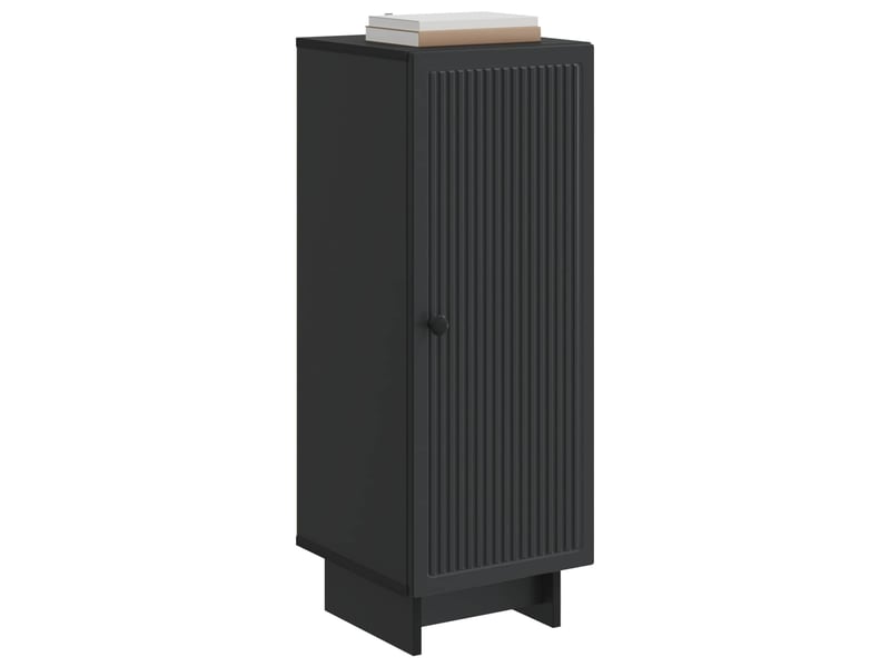  Buffet - bahut - meuble de rangement noir 33 x 34,5 x 90 cm bois d'ingénierie  - Conforama C
