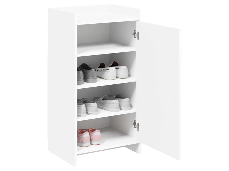  Meuble à chaussure, cabinet à chaussures blanc 48x36x92 cm bois d'ingénierie shl1495  - Conforama C