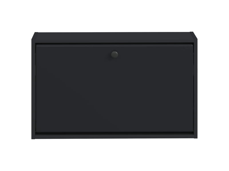  Meuble à chaussures mural, armoire à chaussures breda 71x17x43 cm noir  - Conforama D