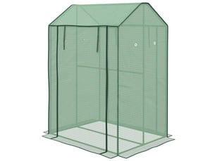 Serrechâssis froid, résistant aux intempéries, porte enroulable, 100 cm x 80 cm x 150 cm, vert
