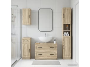 Ensemble de 4 pièces d'armoires de salle de bain utrecht cf63268
