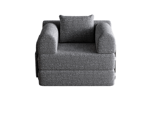 Banquette lit convertible couchage Occasionnel <strong></strong> <strong></strong> gris