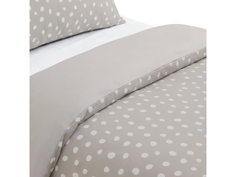 Parure de lit Housse + 1 taie 140x200 cm BRUME - Conforama C