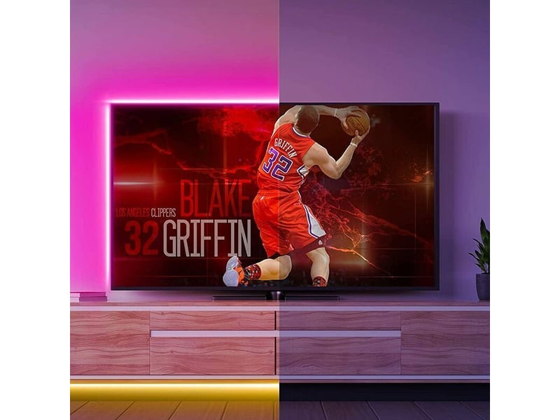 Bandes led 20m rgb 5050 kit de bandes led a changement de couleur avec telecommande 44 touches pour la decoration de la maison de la chambre - Conforama C