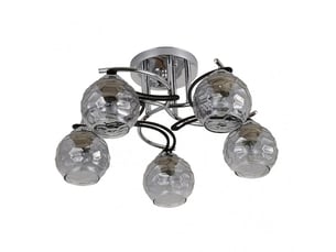 Fabrilamp etna, lampe, moderne, 5 x e14, chroméwengé, 23 x 46 x 46 cm