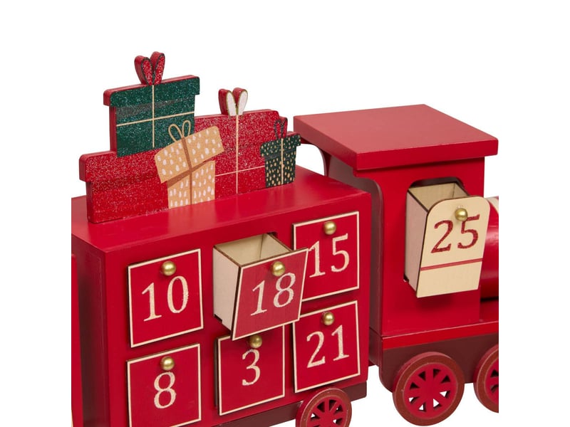  Calend avent bois train l57  - Conforama C