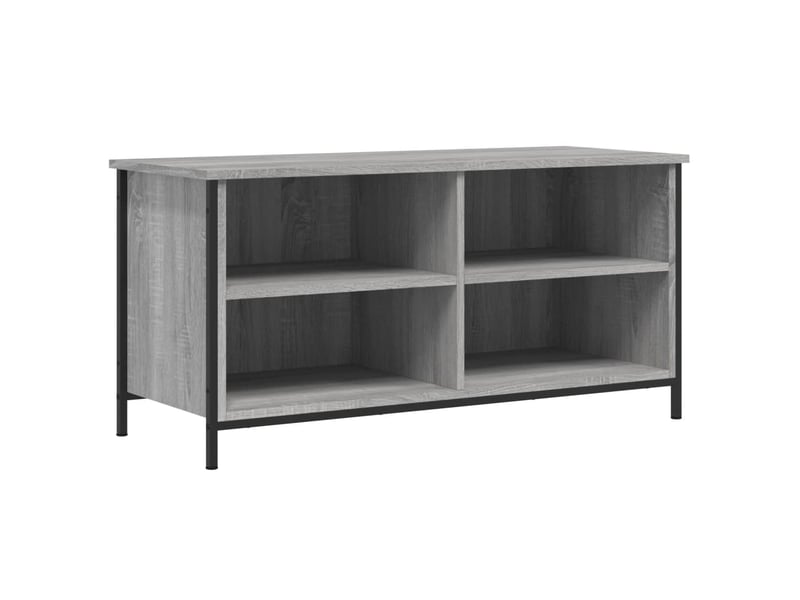  Meuble tv - banc tv - meuble de rangement sonoma gris 100x40x50 cm bois d'ingénierie  - Conforama A