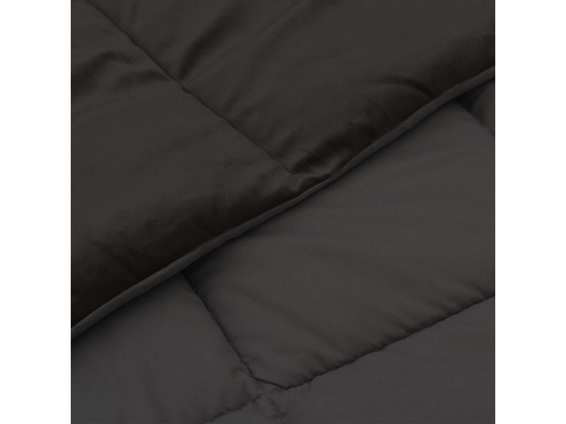Duvet - couette complet toute l'année 260 x 220 cm 4 saisons anthracite - Conforama E