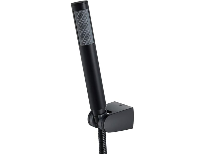  Pomme de douche à main, pomme de douche avec tuyau de douche en acier inoxydable de 59 et support, g12''  - Conforama A