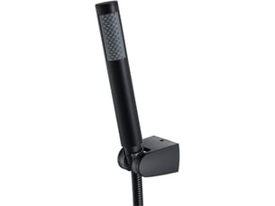 Pomme de douche à main, pomme de douche avec tuyau de douche en acier inoxydable de 59 et support, g12''
