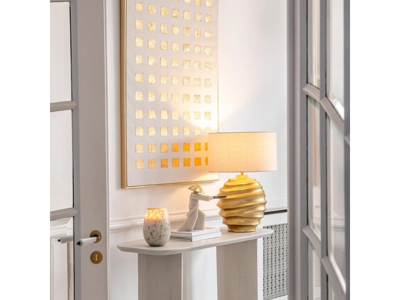  Lampe à poser design thibaut 43cm doré  - Conforama E