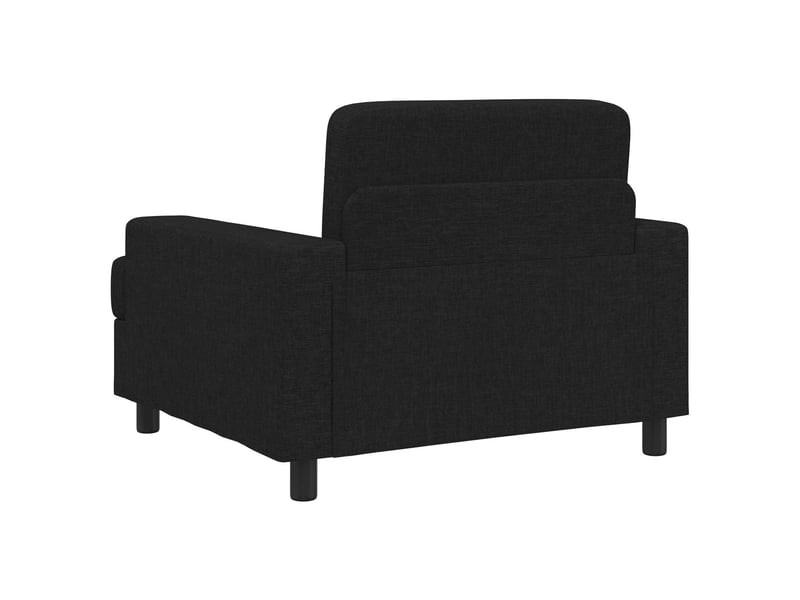 Vidaxl fauteuil noir tissu - Conforama E