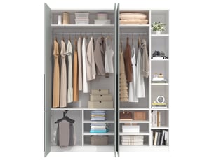 Armoire <strong></strong> <strong></strong> coloris gris largeur 50 cm