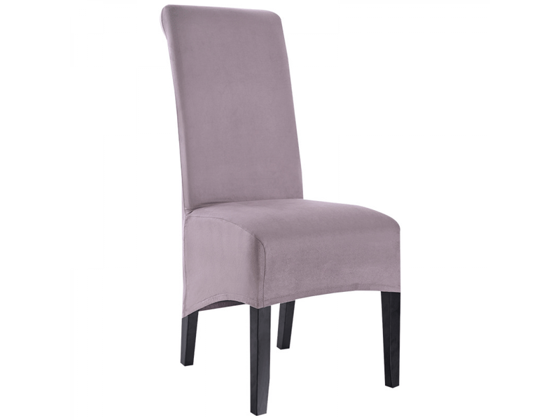  Housse de chaise extensible rose - brun, grande taille, amovible et lavable, idéale pour les restaurants, les hôtels et la décoration de cuisines XLH-ZLS-009235ZLS - Conforama A