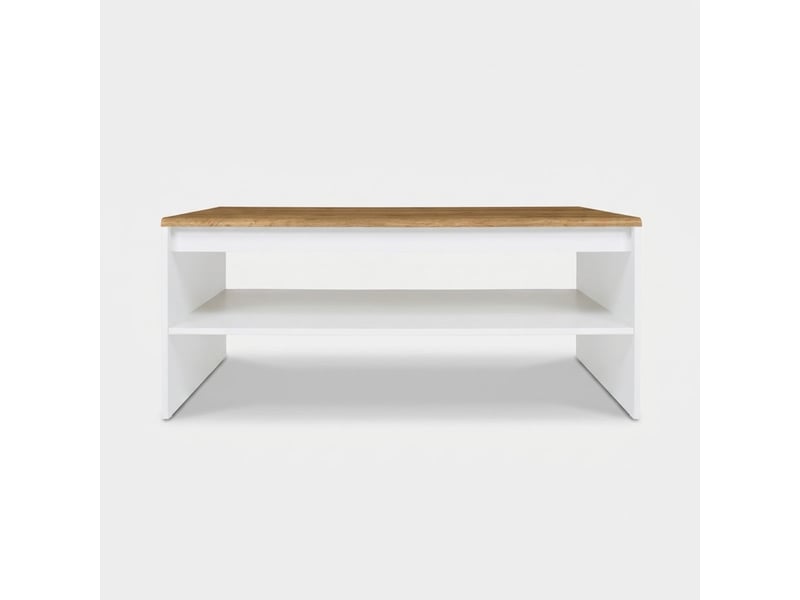  Table basse de salon avec étagère fixe holten  - Conforama A