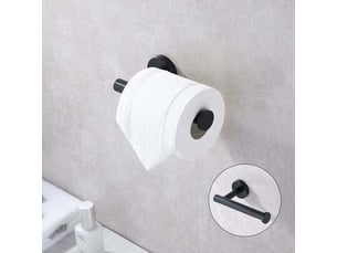 Porte-papier toilette mat en acier inoxydable, support 12, 7 cm pour cuisine et sal