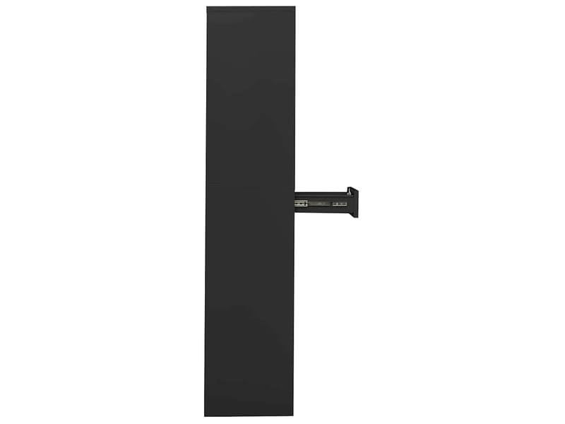  Armoire de bureau, rangement de bureau anthracite 90x40x180 cm acier  - Conforama D