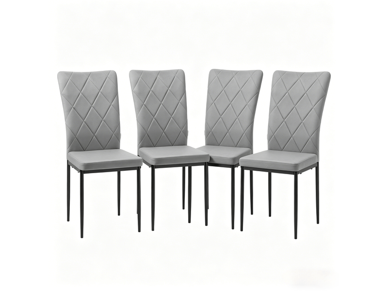  Chaises élégance lot de 4, cuisine, salle à manger, salon, bureau, accueil et salle d'attente  - Conforama A