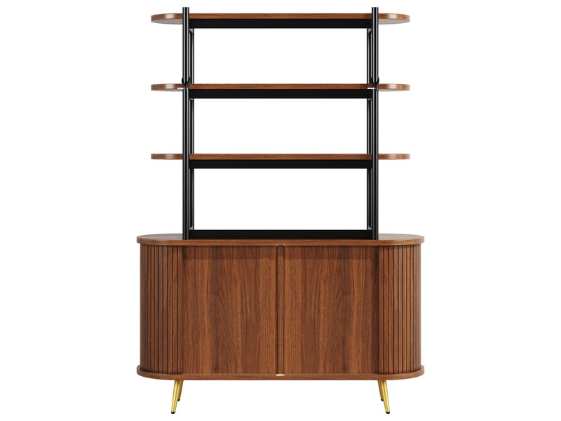  Colonne de cuisine, 120x40x183 cm, rangement intégré, en métal, bicolore cao-N620GG260713D-conf-NEW - Conforama A