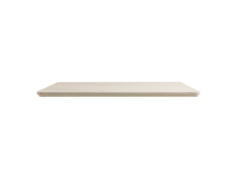  Icare - ensemble n°2: table bistrot 70x70cm en céramique marbré blanc  - Conforama C
