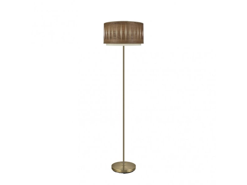  Lampadaire fabrilamp alexandra e27 coloris cuirbois foncé 162 x 40 x 40 cm 177841084 - Conforama A