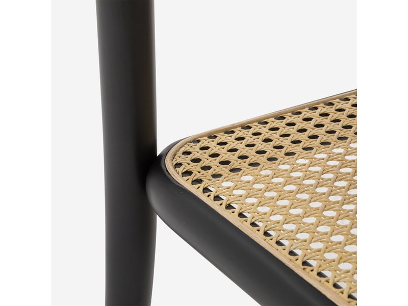  Table basse rectangulaire en bois avec étagère thomas - noir  - Conforama D