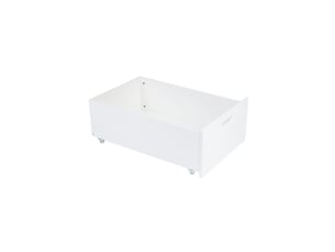 Lit bébé 90x190 cm DRAWER-W coloris blanc
