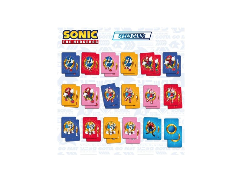  Jeu de cartes sonic speed cards 99269 20 cartes 2 a 4 joueurs des 6 ans AABDU16308 - Conforama B