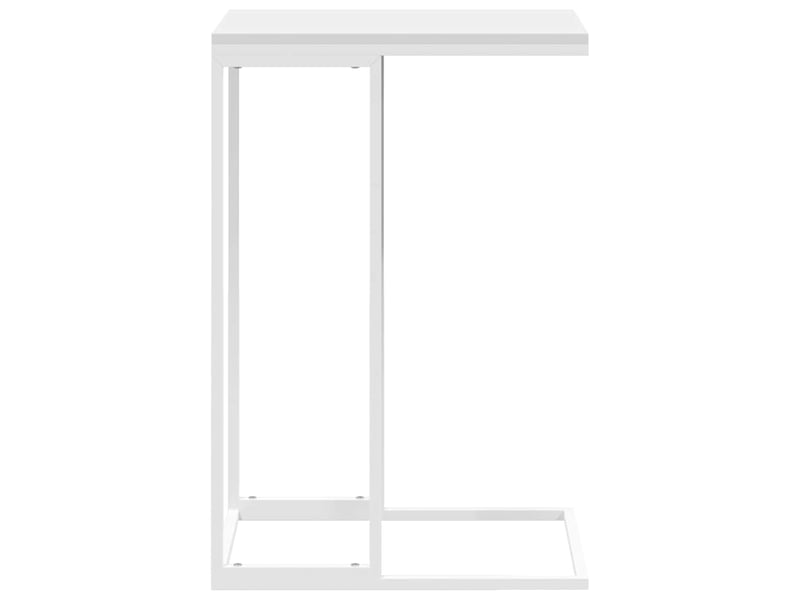  Table d'appoint | bout de canapé table basse blanc 40x30x59 cm bois d'ingénierie  - Conforama D
