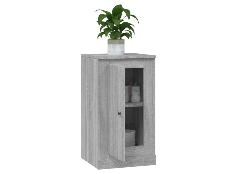  Buffet - bahut - meuble de rangement sonoma gris 37,5x35,5x67,5 cm bois d'ingénierie  - Conforama E