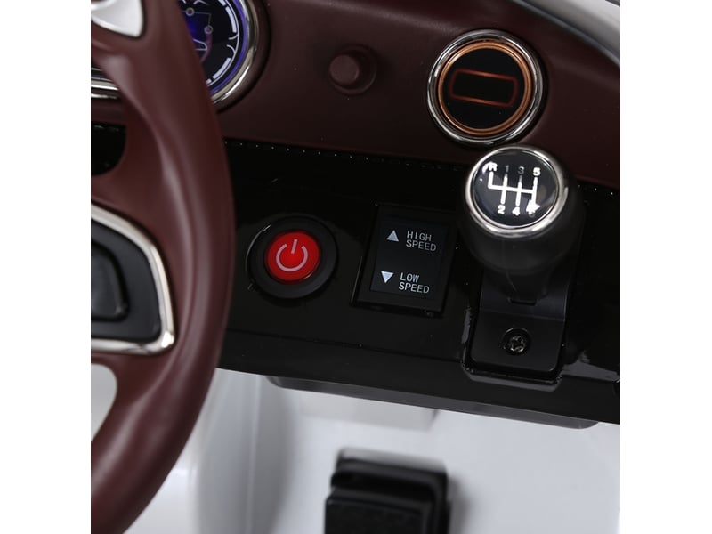  Voiture électrique enfant bentley gt 108x60x43 cm avec télécommande métal blanc  - Conforama C