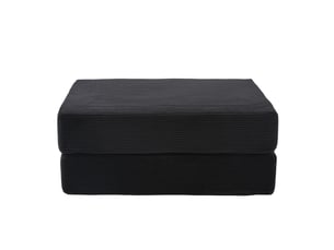 Pouf / repose pied BLOSSOM HFSN-1227BK noir