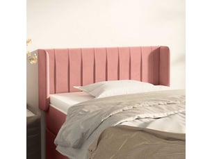 Tete de lit A poser largeur 93 cm rose