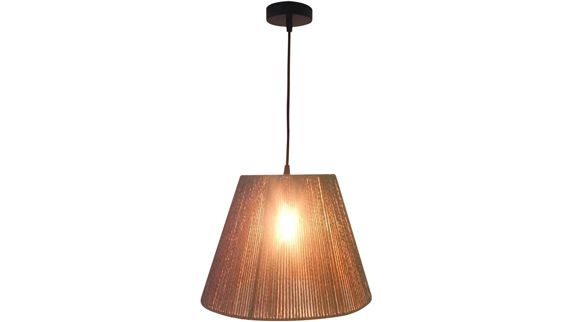 Suspension métal Carlie D.35 cm CARLIE naturel 125 Conforama