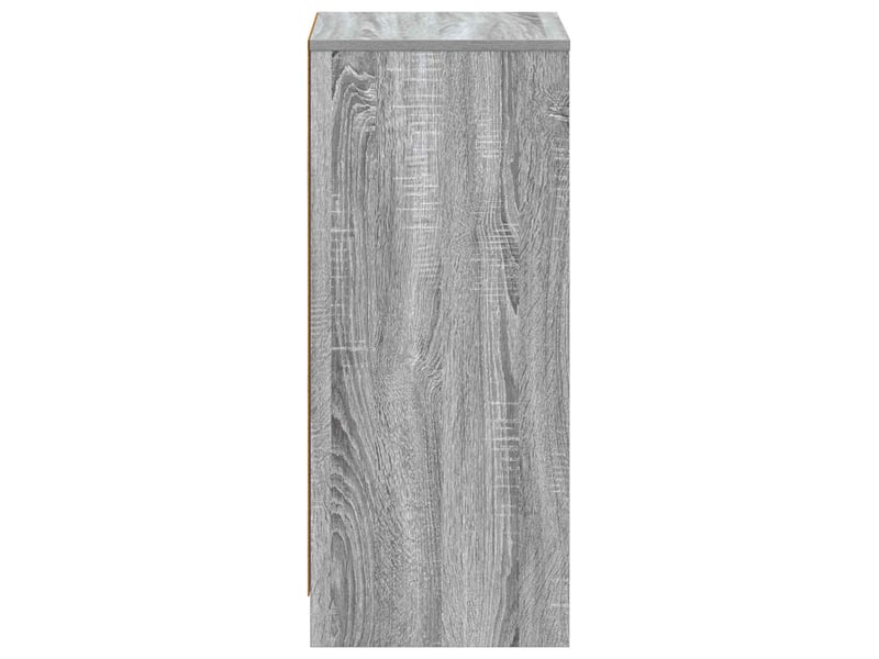  Armoire de salle de bain, meuble de rangement sonoma gris 35x36.5x85 cm  - Conforama D