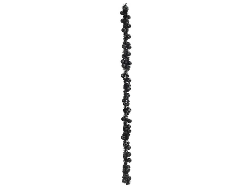  Guirlande de boules de noël led noir 186 cm polystyrène  - Conforama D