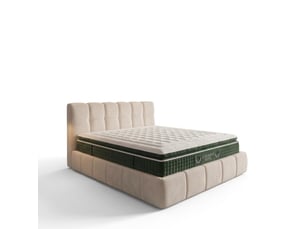 Ensemble matelas et sommier 160x200 cm Ressorts + mémoire de forme <strong>Sampur</strong> <strong>PREMIUM</strong> soutien Medium épaisseur 33 cm