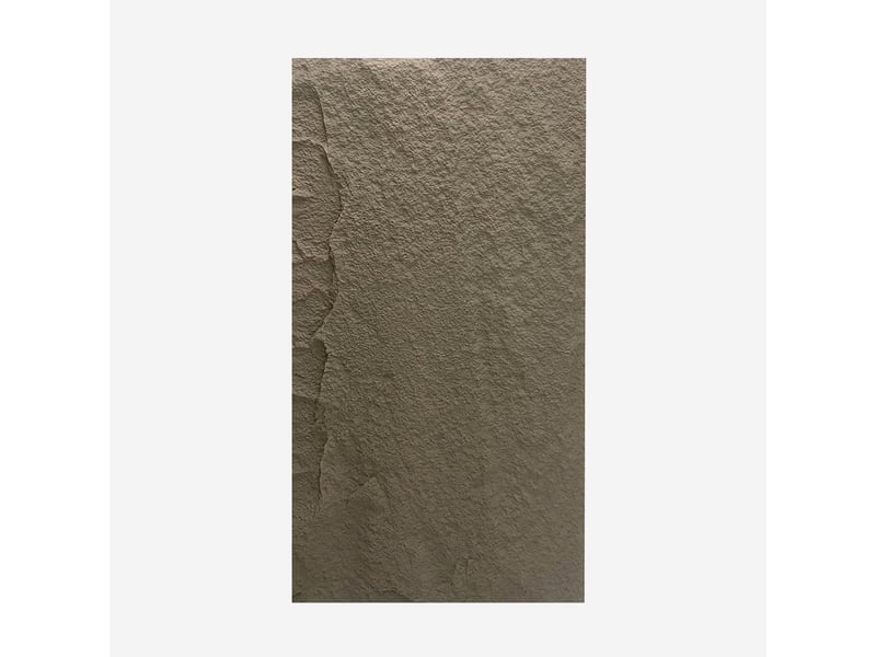 Panneaux décoratifs 3d effet pierre en pu, lot de 10, 120x60x3 - gris foncé  - Conforama A