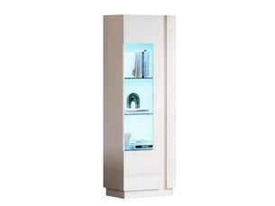 Meuble tv coloris blanc 60 cm <strong>FLORAGRACE</strong> <strong></strong>