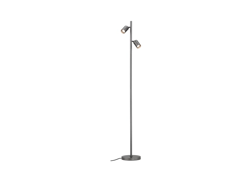  Lampadaire loreva 1575 mm max. 2x7w titanium  - Conforama A