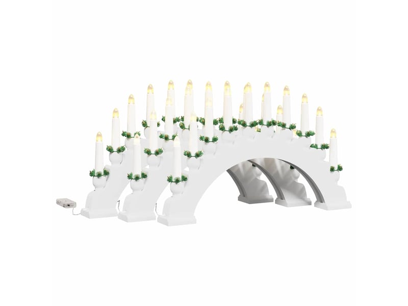  Arche de bougies de noël avec 10 bougies led 3 pc led cf62114  - Conforama A